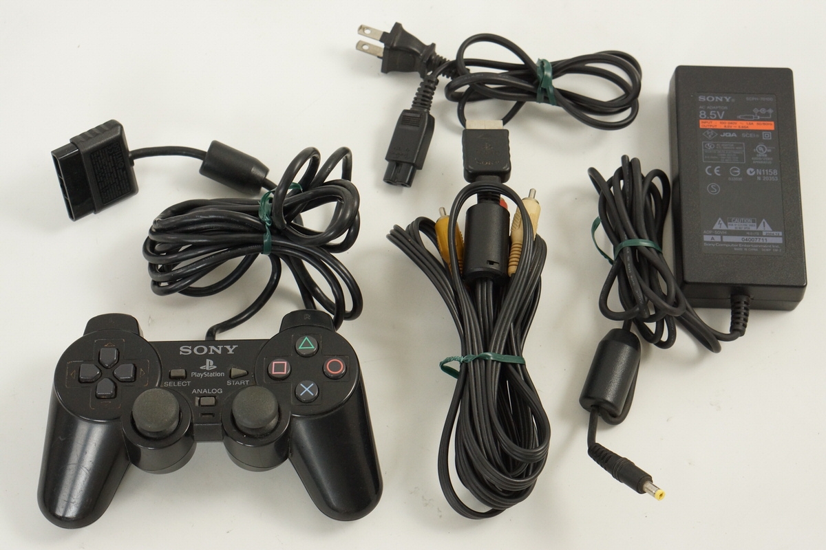 PS2 Slim Console System Black SCPH-70000 CB Game -NTSC-J