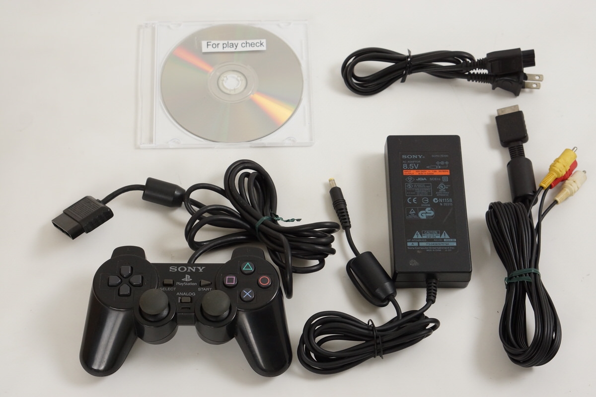 PS2 Slim Console 70000 CB Black Tested System Playstation2
