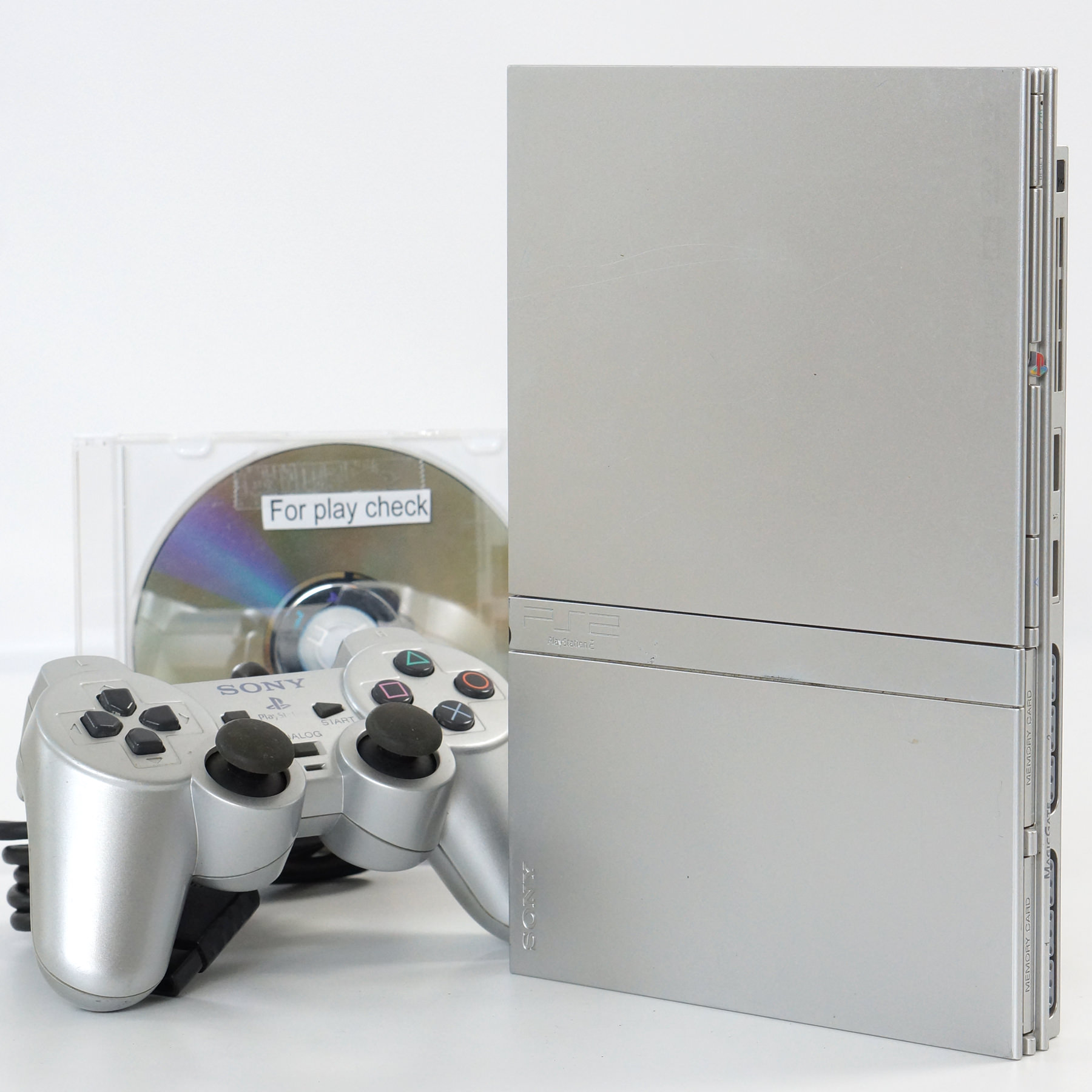 PS2 Slim Console SCPH-77000 SS NTSC-J Silver Playstation2 Tested