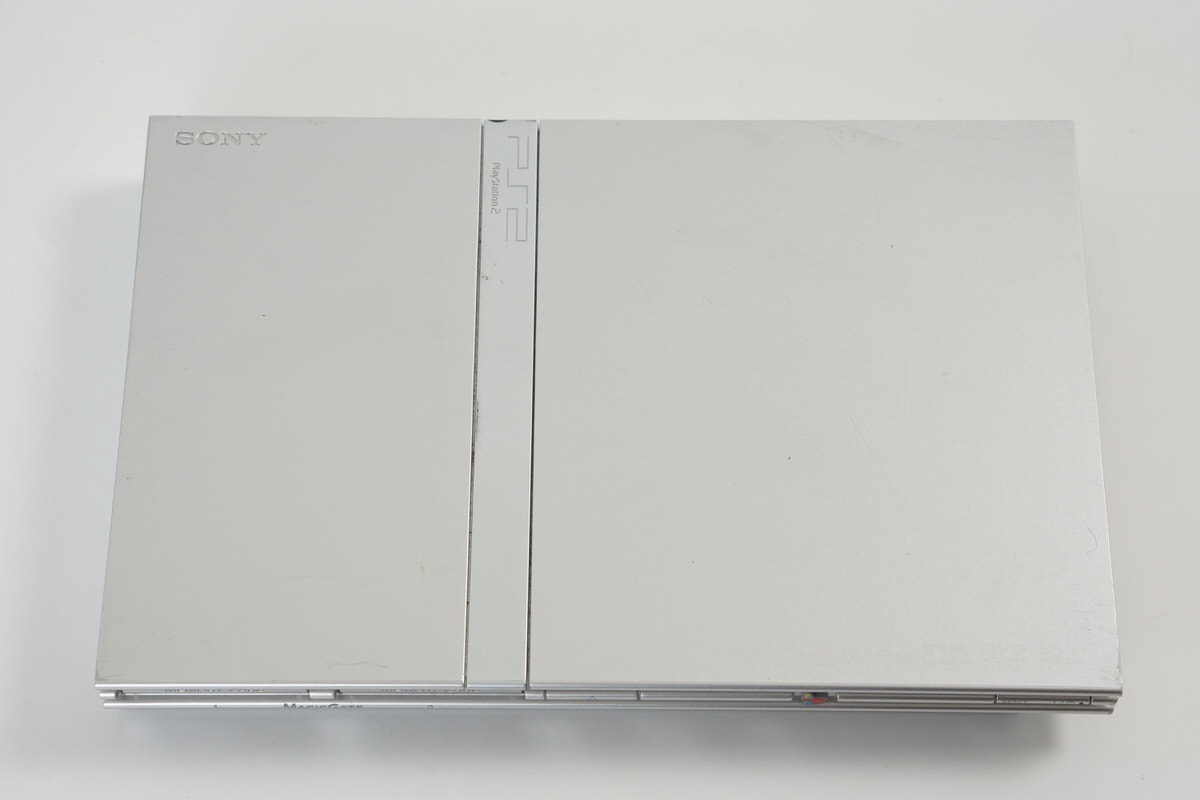 PS2 Slim Console SCPH-77000 SS NTSC-J Silver Playstation2 Tested