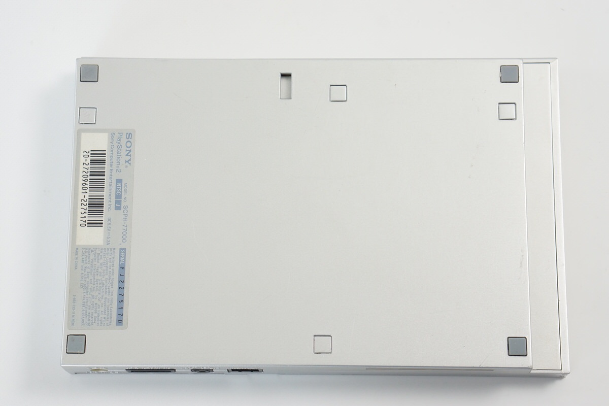 PS2 Slim Console SCPH-77000 SS NTSC-J Silver Playstation2 Tested