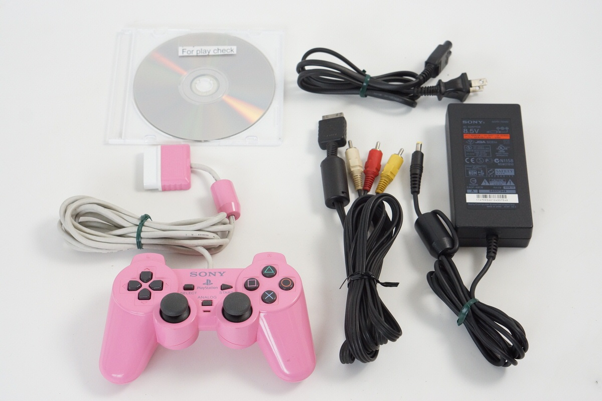 PS2 Slim Console System SCPH-77000 PK Only for NTSC-J PINK