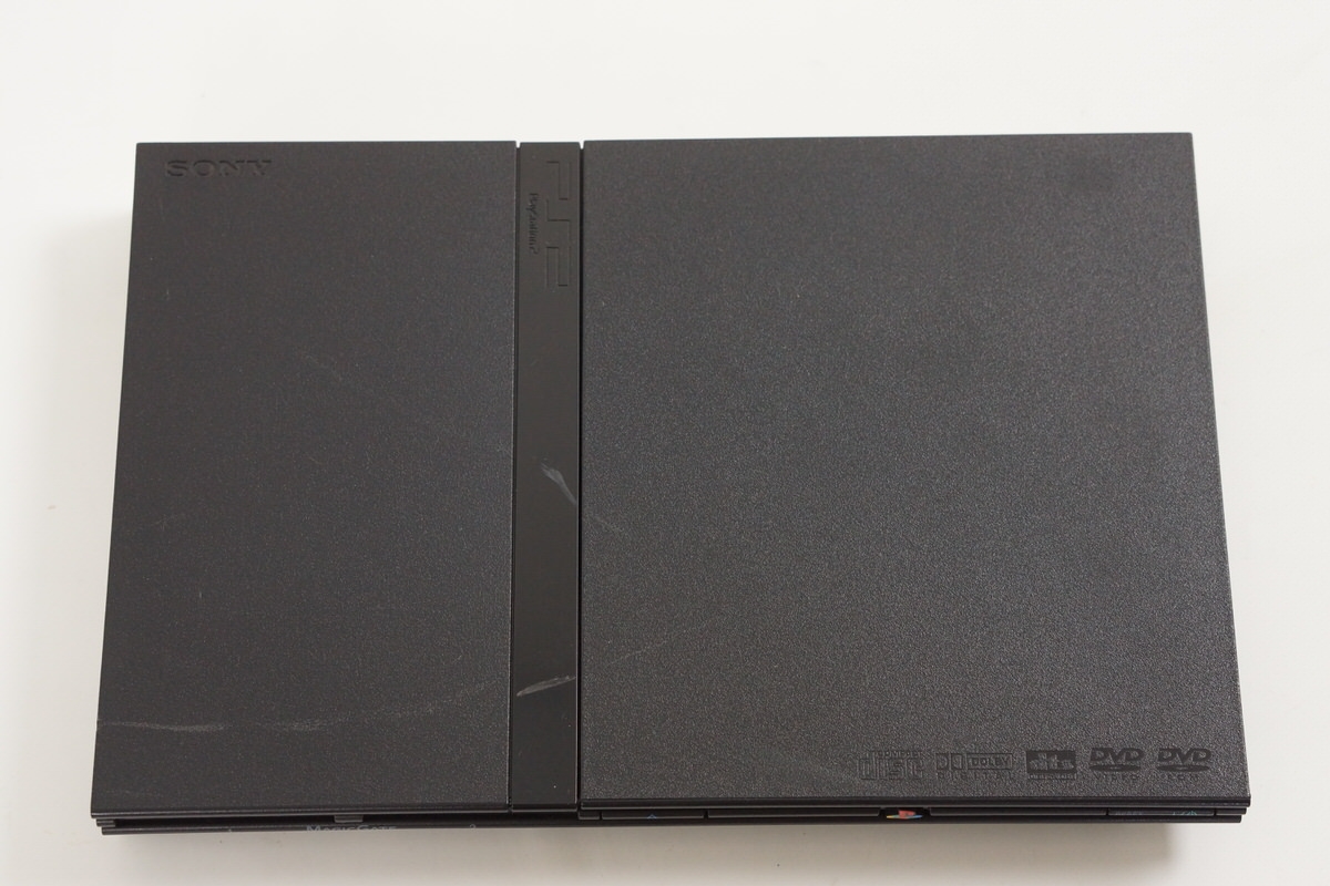 中古】SONY プレイステーション2 ブラック SCPH-79000 CB 訳あり