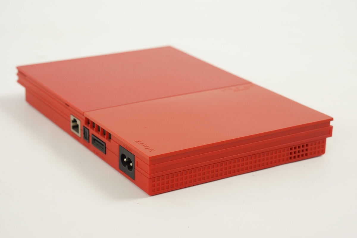 PS2 Slim Console SCPH-90000 CR CINNABAR RED Only for NTSC-J
