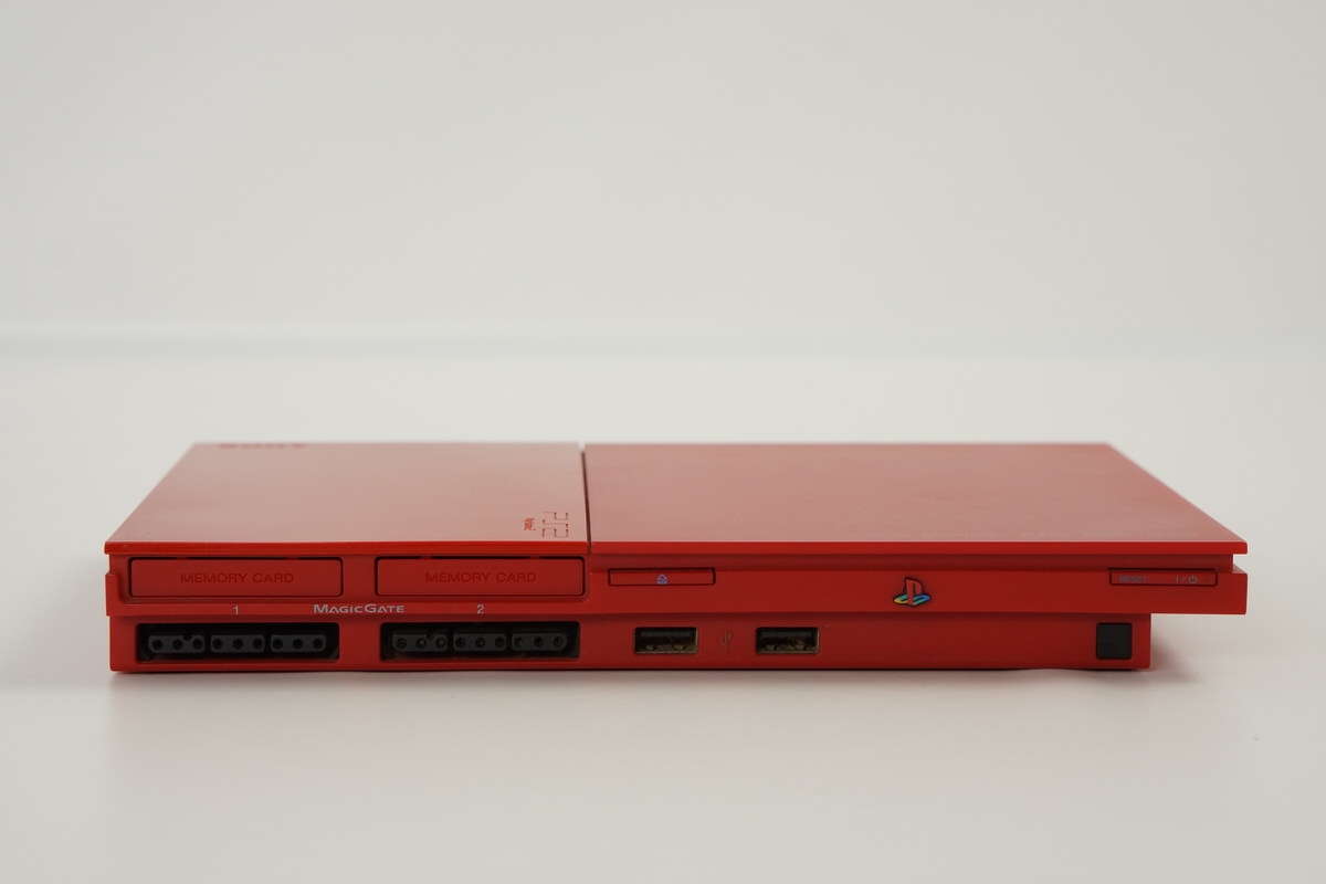 PS2 Slim Console SCPH-90000 CR CINNABAR RED Only for NTSC-J