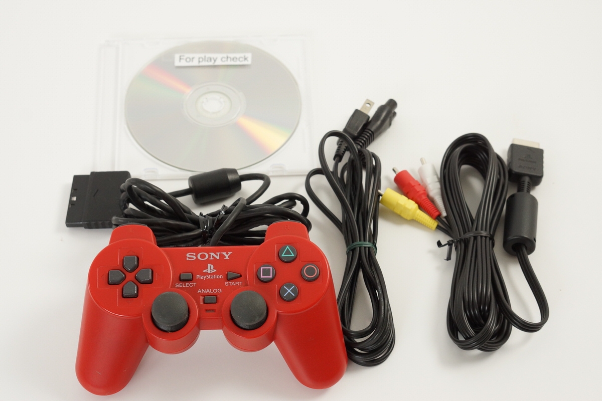 Amazon | PlayStation 2 シナバー・レッド (SCPH-90000CR