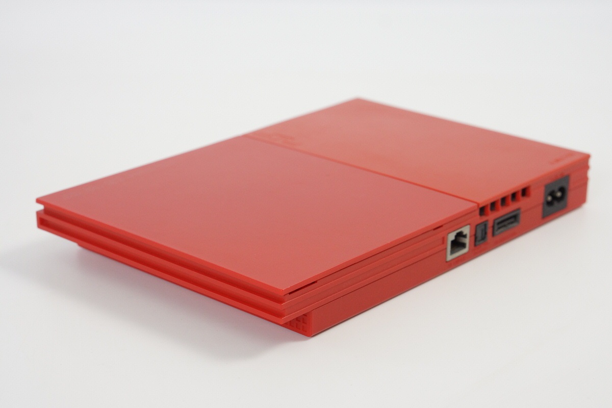 PS2 Playstation2 Slim CINNABAR RED Console System 90000 CR
