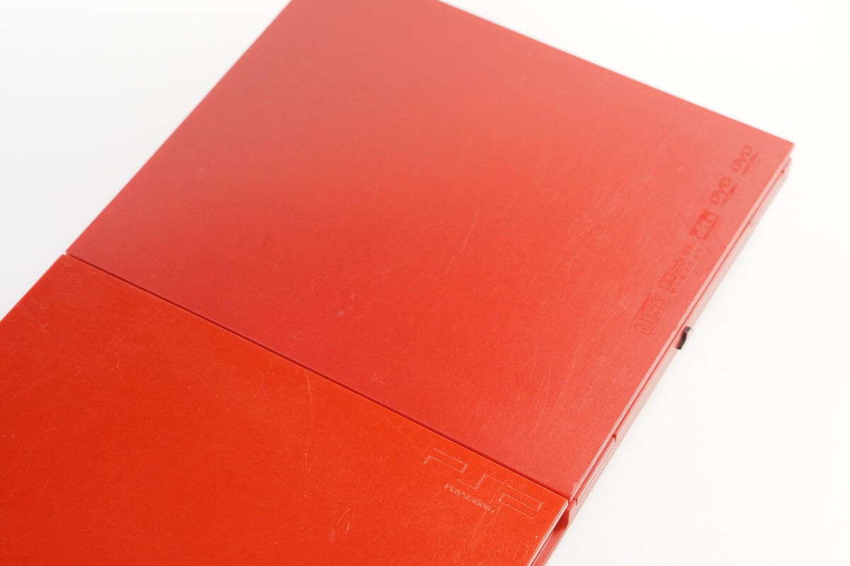 PS2 Playstation2 Slim CINNABAR RED Console System 90000 CR