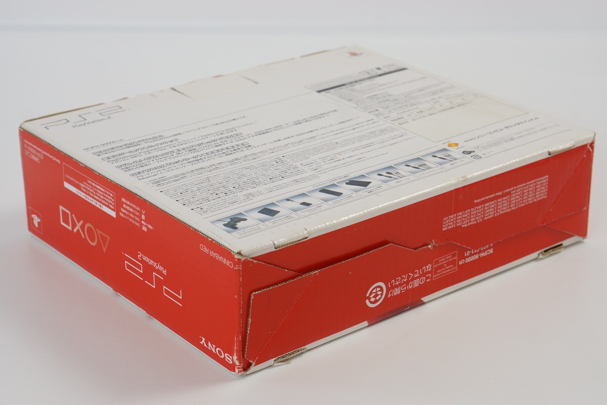 PS2 Playstation2 Slim CINNABAR RED Console System 90000 CR