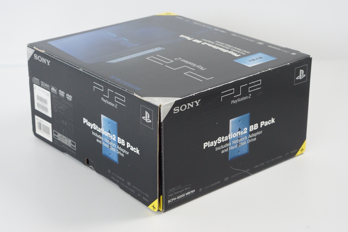 PS2 BB Console Midnight Blue SCPH-50000 MB/NH Tested System