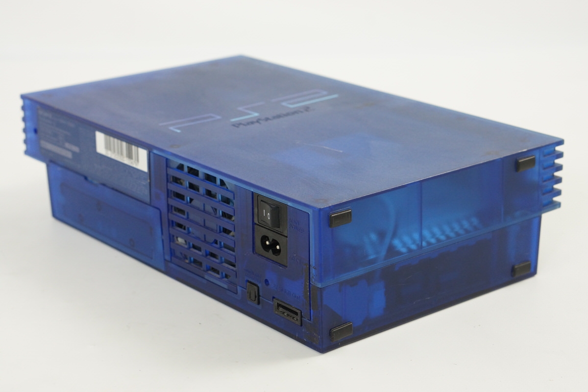 PS2 OCEAN BLUE Console SCPH-37000 L Only NTSC-J Tested
