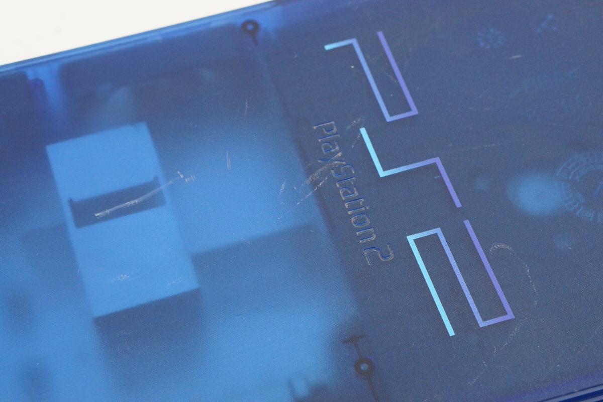 PS2 OCEAN BLUE Console SCPH-37000 L Only NTSC-J Tested