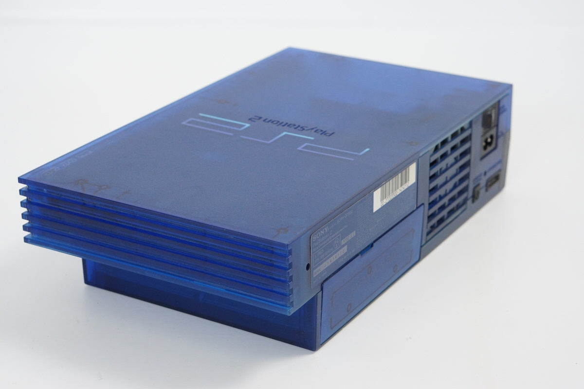 PS2 OCEAN BLUE Console System Made in Japan SCPH-37000 L NTSC-J
