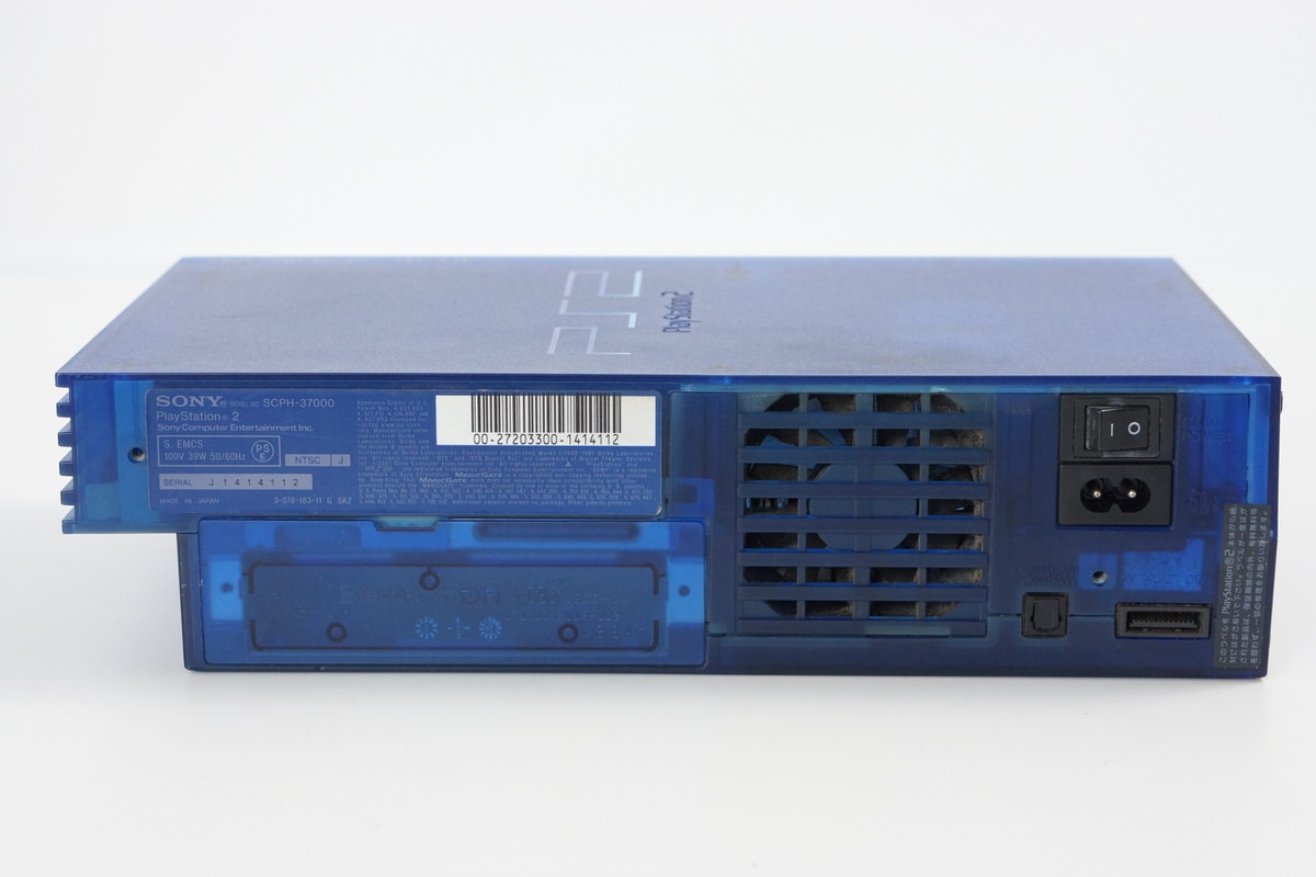 PS2 OCEAN BLUE Console System Made in Japan SCPH-37000 L NTSC-J