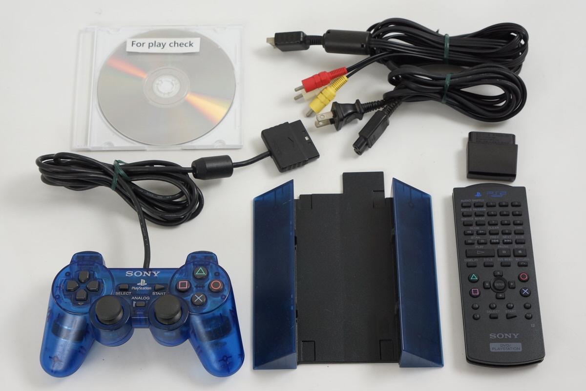PS2 OCEAN BLUE Console System Japan SCPH-37000 L NTSC-J 