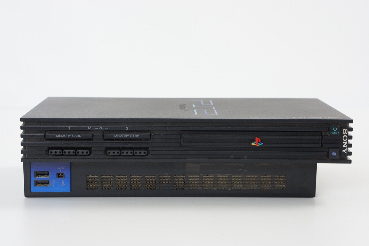 PS2 Console ZEN BLACK SCPH-37000 B Tested System Made in japan