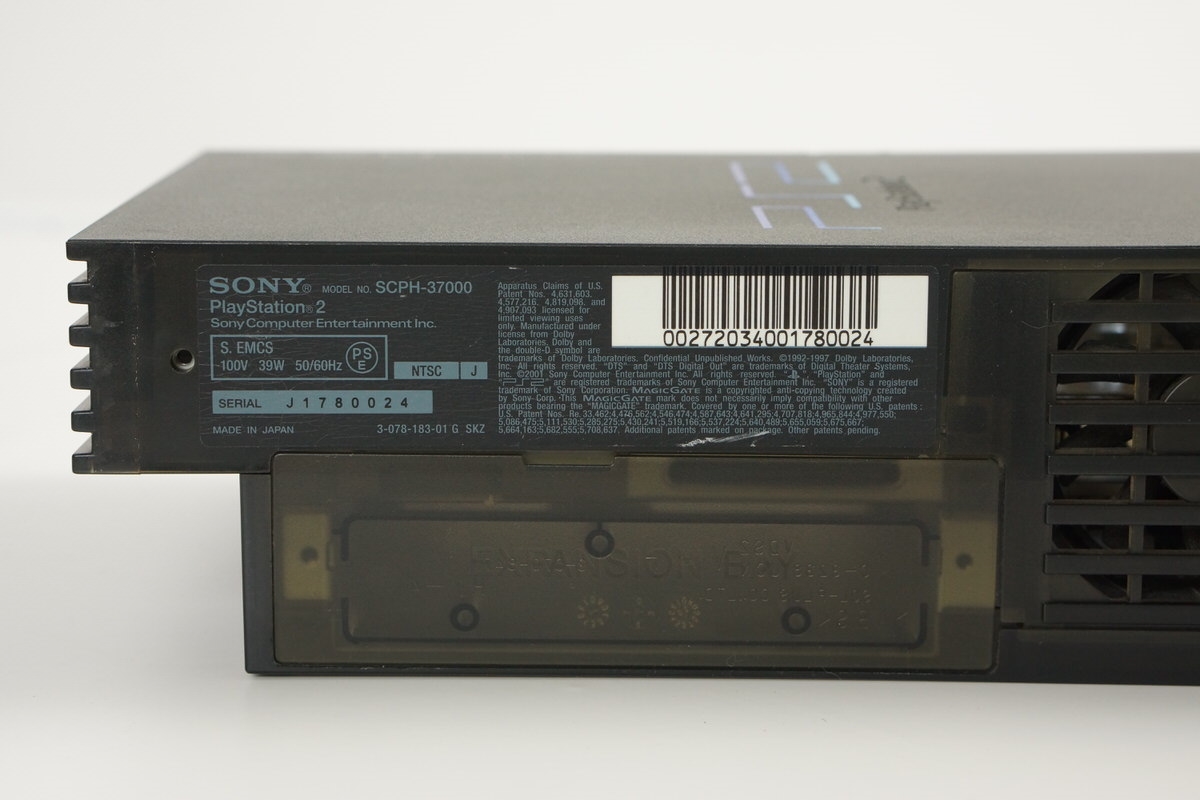 Sony PS2 ZEN BLACK Console SCPH-37000 Tested System 1024