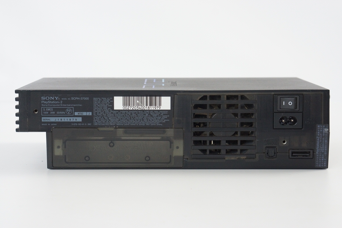 PS2 Console ZEN BLACK SCPH-37000 B Tested System Made in japan