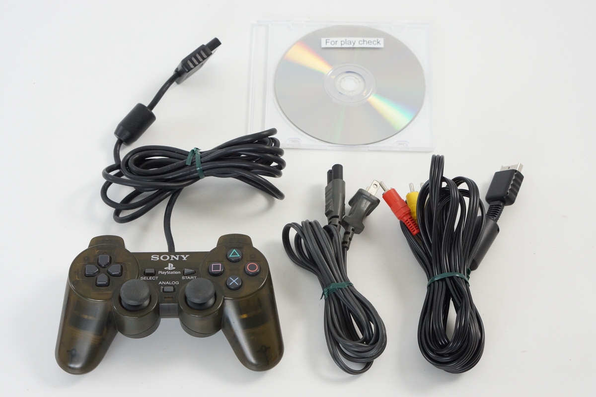 PS2 Console ZEN BLACK SCPH-37000 B Tested System Made in japan