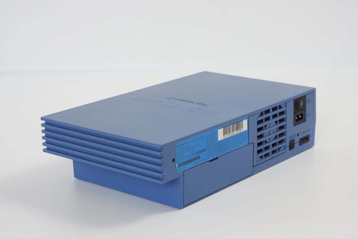 PS2 Console SCPH-39000TB Toys Blue Tested system Made in