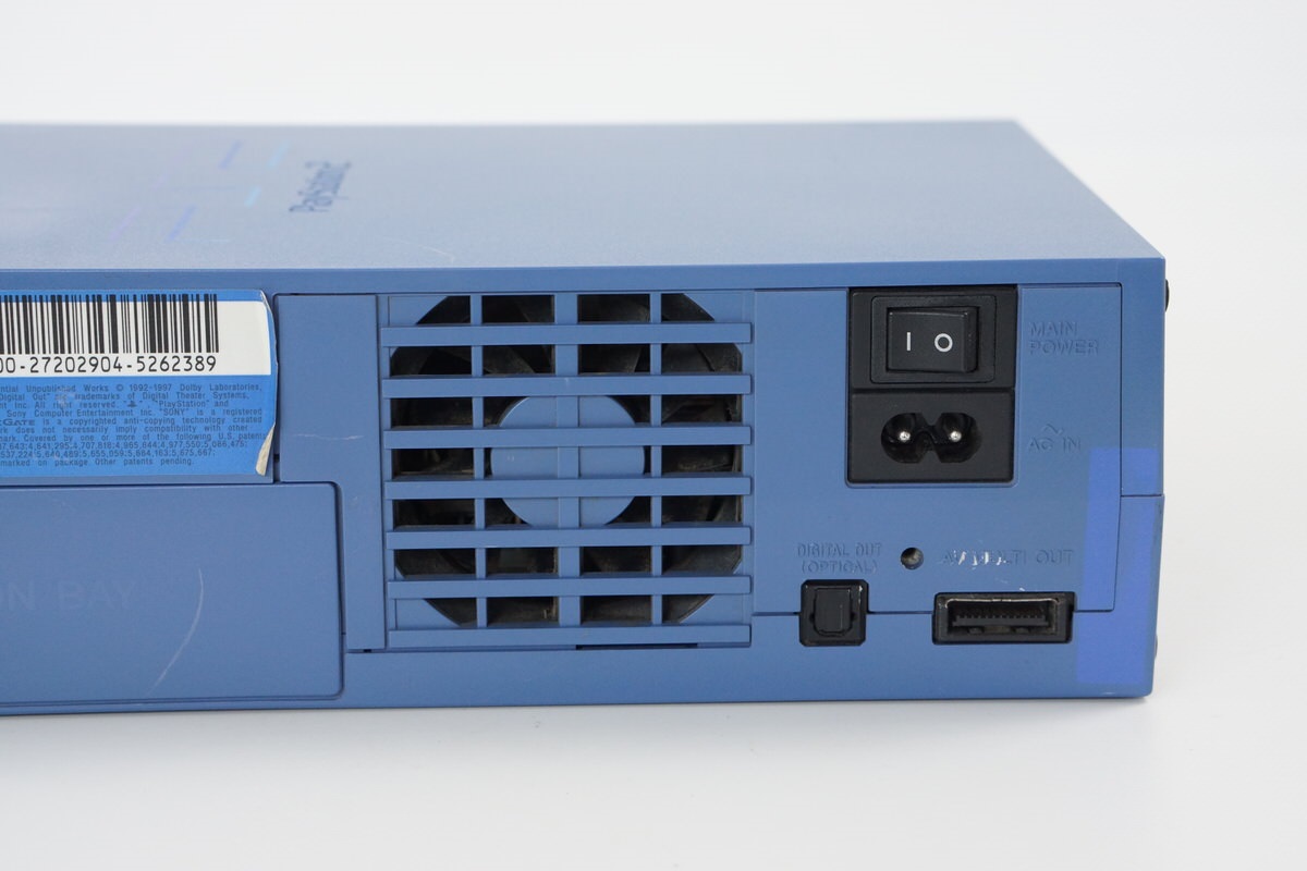 PS2 Console SCPH-39000TB Toys Blue Tested system Made in japan