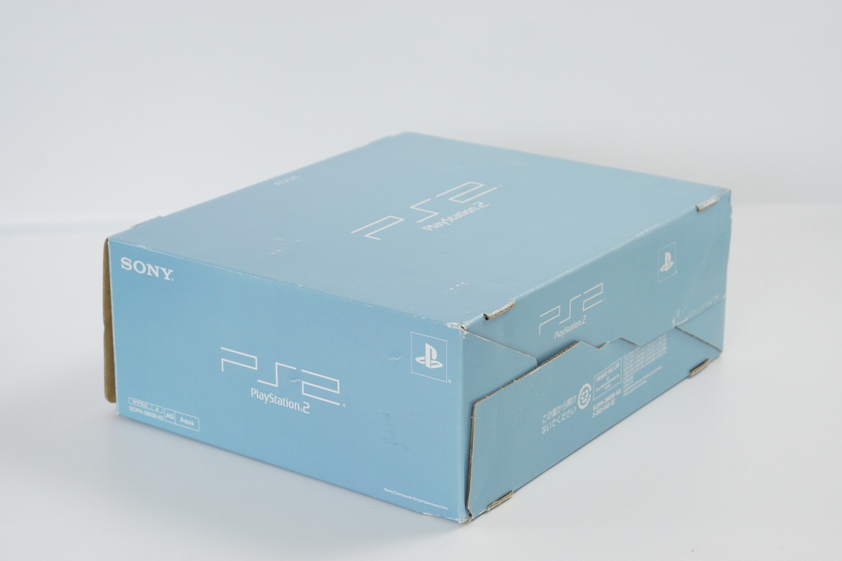 PS2 Console SCPH-39000 AQ AQUA NTSC-J Tested System Japan
