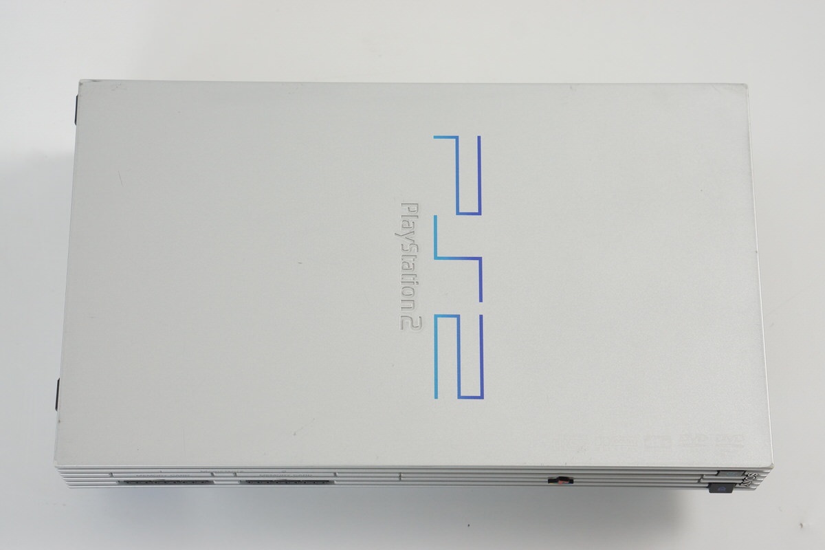 PS2 SILVER Console SCPH-39000 S Tested System Japan