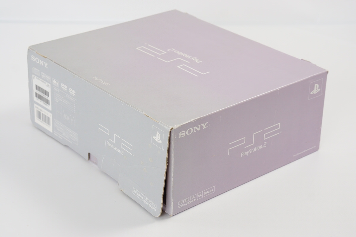 PS2 SAKURA Console System Boxed SCPH-39000 Tested