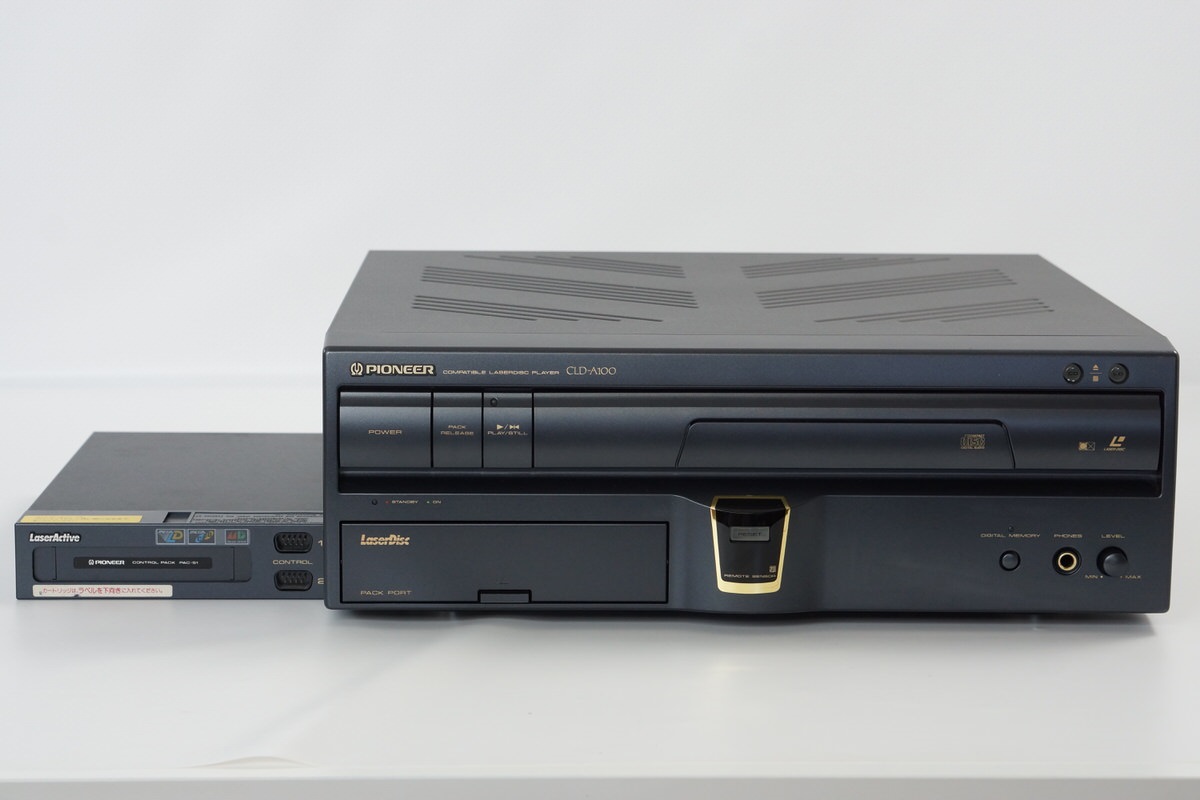 Pioneer パイオニア CLD-A100 メガLD レーザーアクティブ LASER DISC Laser Active PIONEER CLD-A100 Console wz Pac-S1