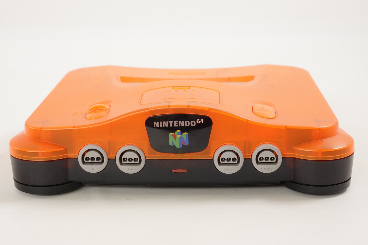 Nintendo 64 ORANGE Console Boxed DAIEI Tested System wz Nintendo 64 ORANGE Console Boxed DAIEI Tested System wz
