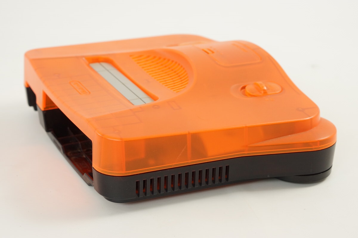 Nintendo 64 CLEAR ORANGE Console System wz Expansion pak NUS