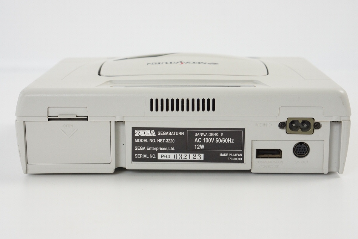Sega Saturn SS Console WHITE HST-3220 Tested System -NTSC-J