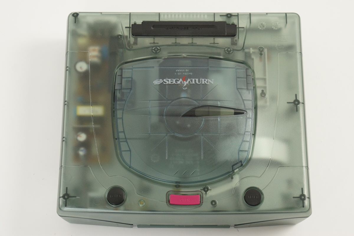 Sega Saturn Skeleton Console Derby Stallion Limited Tested