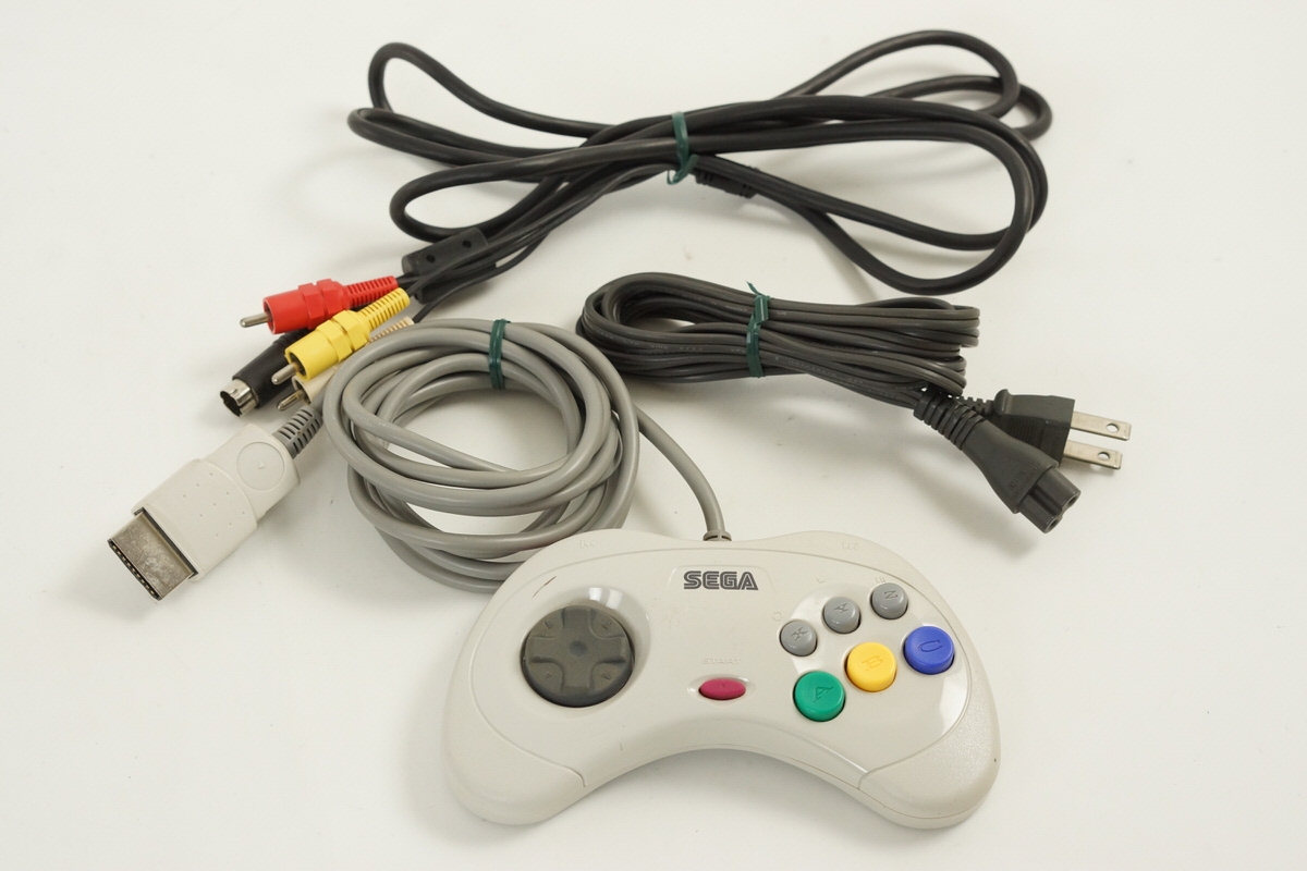 Sega Saturn WHITE Console Boxed HST-3220 Tested System -NTSC
