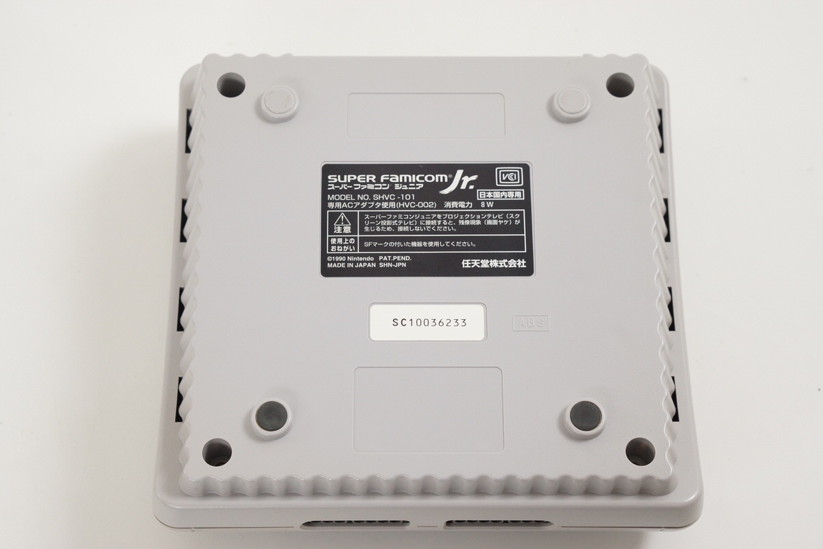 北米版 SNES JR スーパーファミコン ジュニア 本体 SUPER
