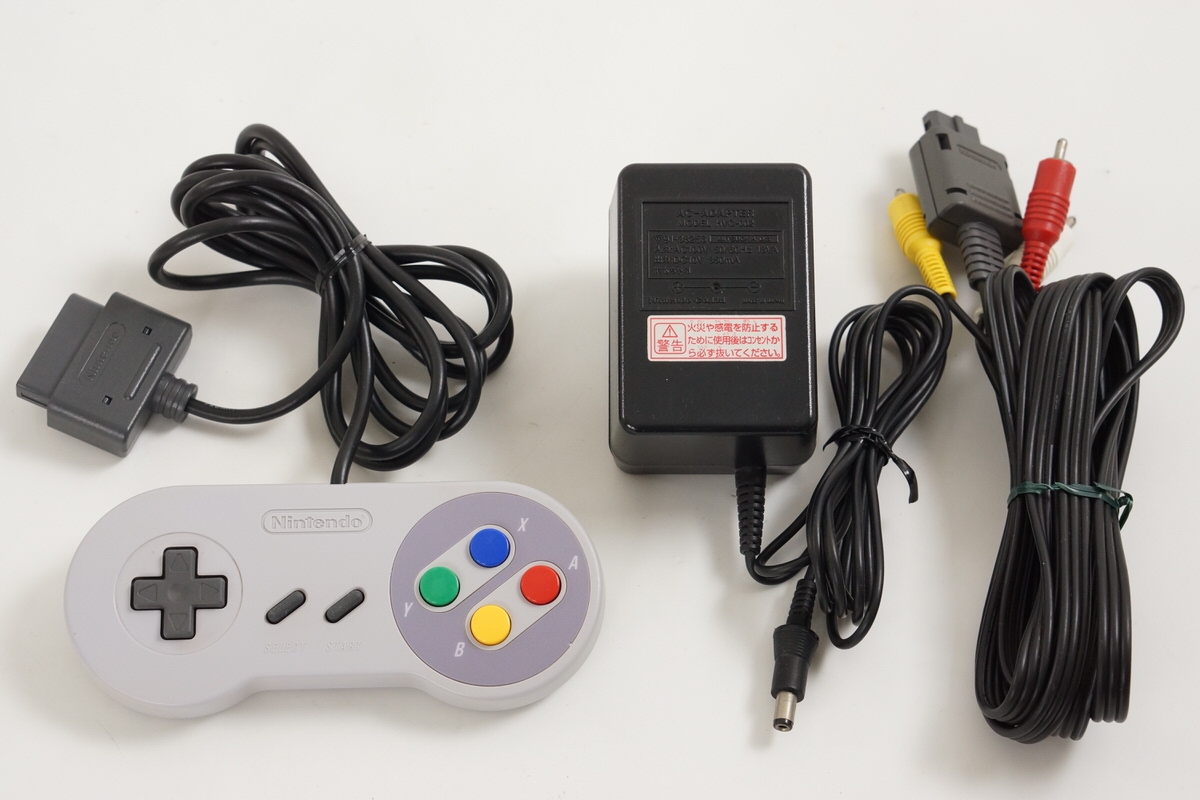 北米版 SNES JR スーパーファミコン ジュニア 本体 SUPER