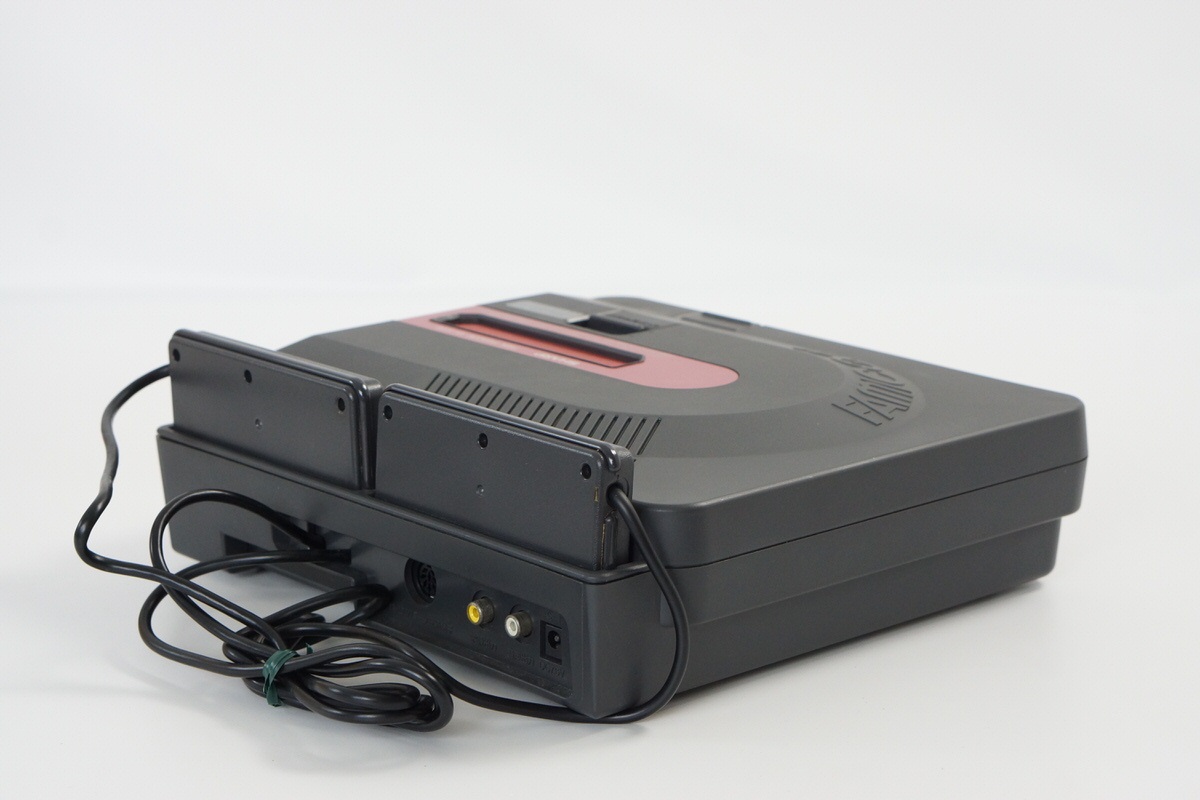 TWIN FAMICOM Console Boxed SHARP AN-500B Tested System New
