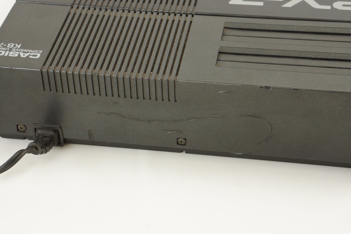 CASIO MSX PV-7 Personal Computer with Expansive Unit KB-7