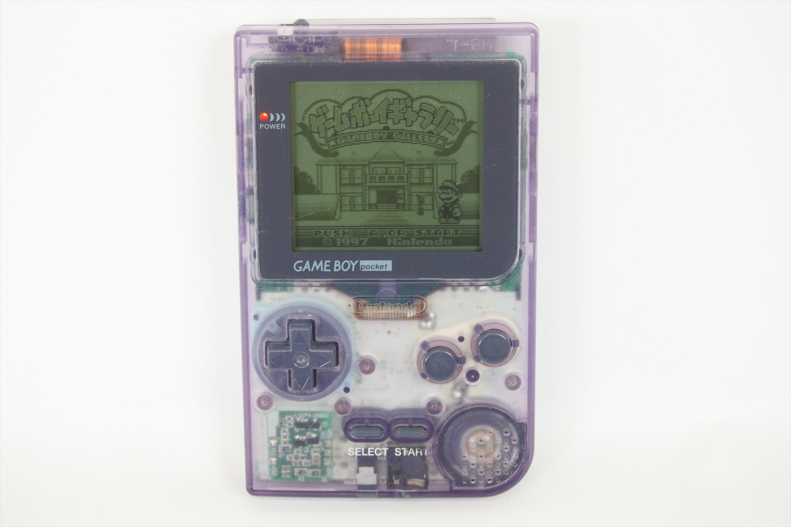 Game Boy Pocket Clear Purple Console Mgb 001 Gameboy Nintendo Ref 01 Tested Gb Ebay