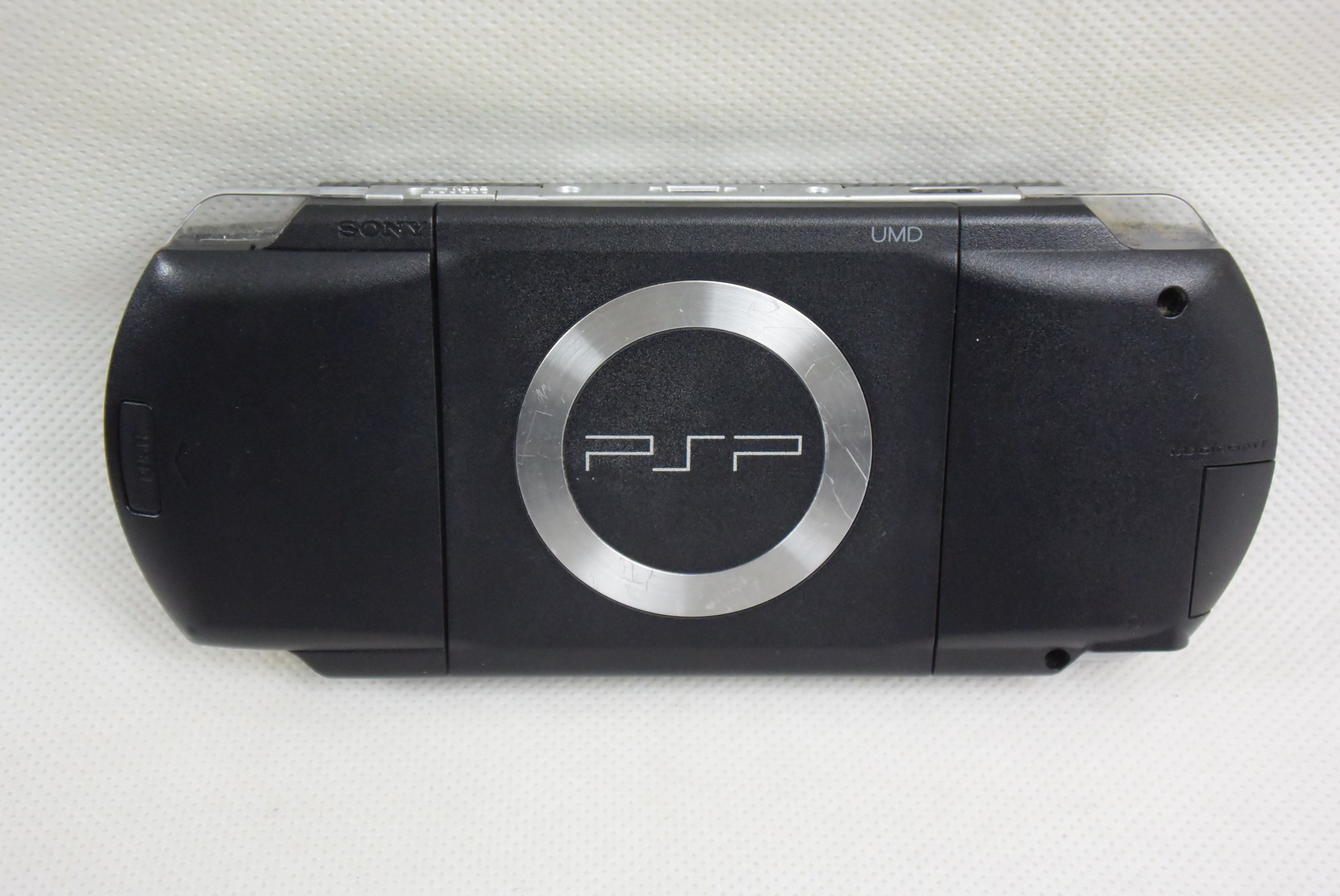 SONY PSP Black PSP1000 Console + Pouch Playstation Portable 25124