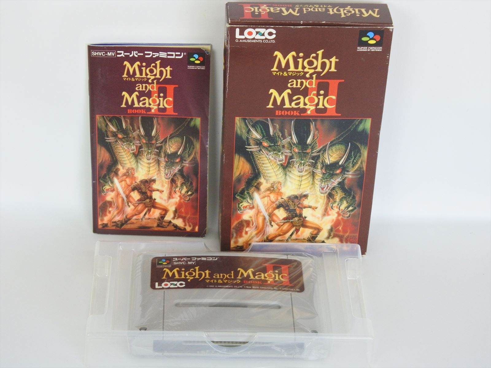 Might Magic Book Ii 2 Ref C Super Famicom Nintendo Sf Ebay